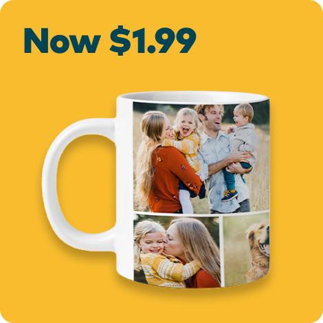 84% off 11oz. White Photo Coffee Mugs