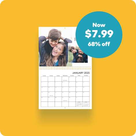 68% off 8.5x11 Wall Calendars