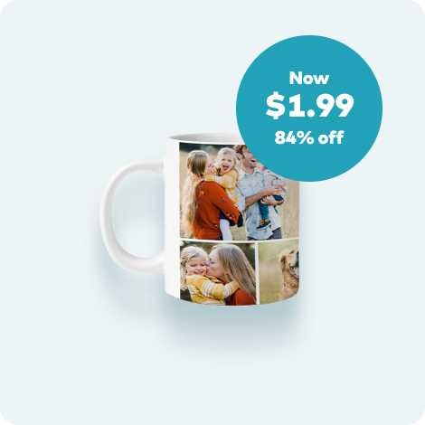 84% off 11oz. Photo Coffee Mugs