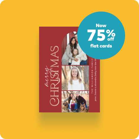 75% off 5x7 Stationery Flat Cards