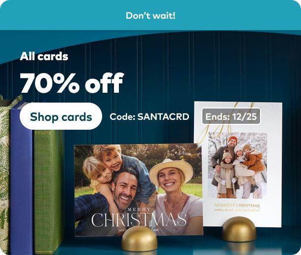 70% off Cards