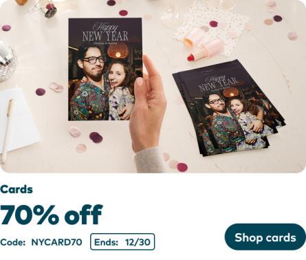 70% off Cards