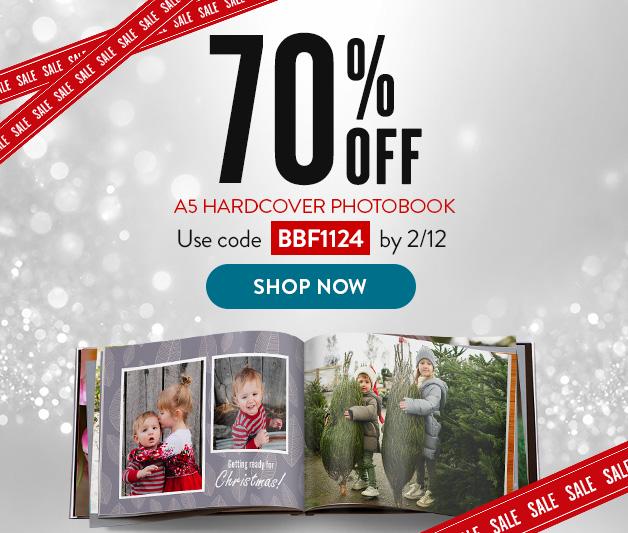 70% off a5 books