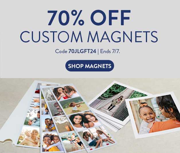 70% off Magnets