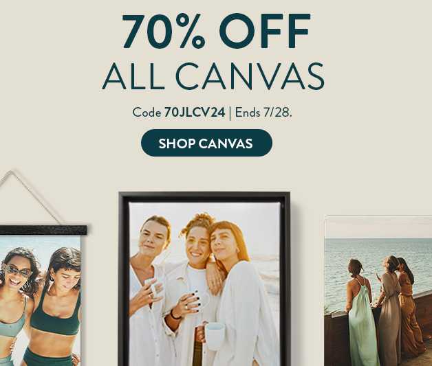 70% off Canvas