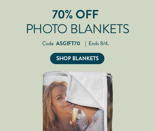 70% off Blankets