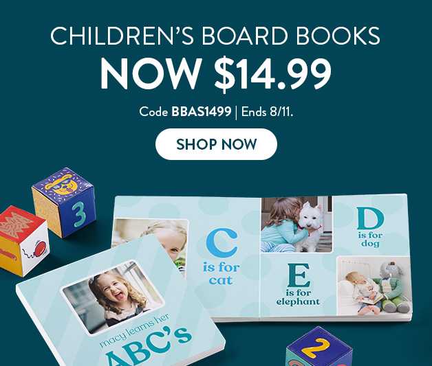 Children's Board Book now $14.99