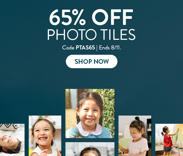 65% off Photo Tiles