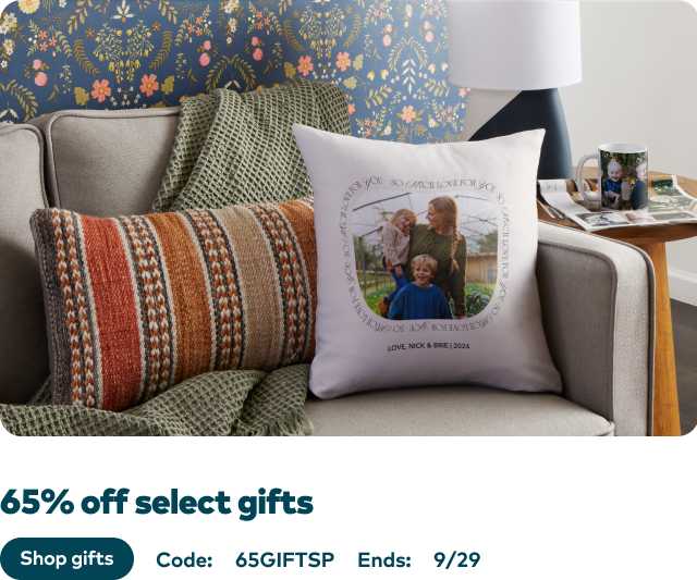 65% off Select Gifts