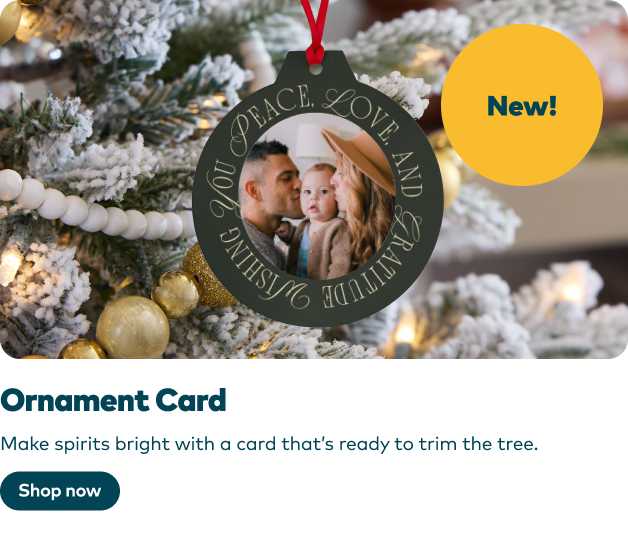 New! Ornament Cards