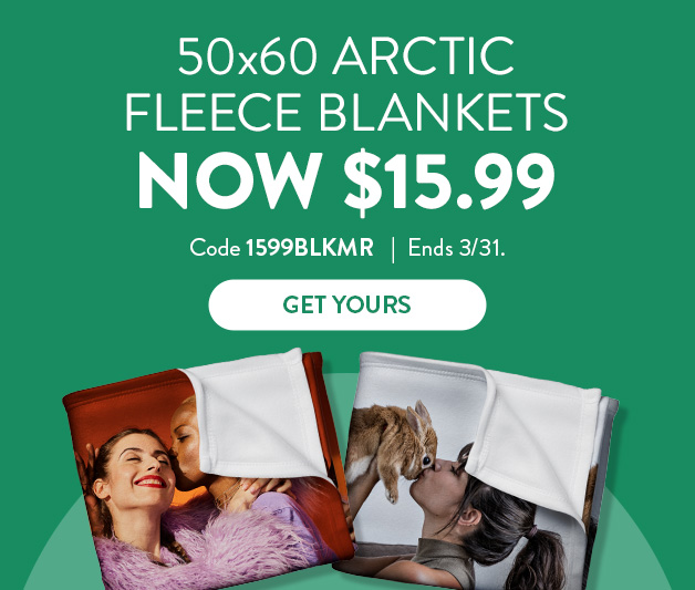 50x60 Arctic Fleece Blankets now $15.99