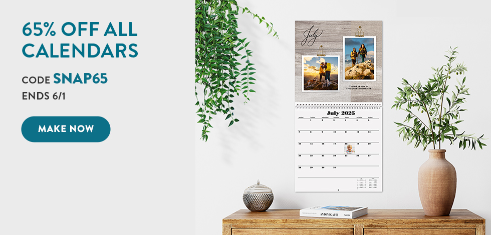 65% off all Calendars