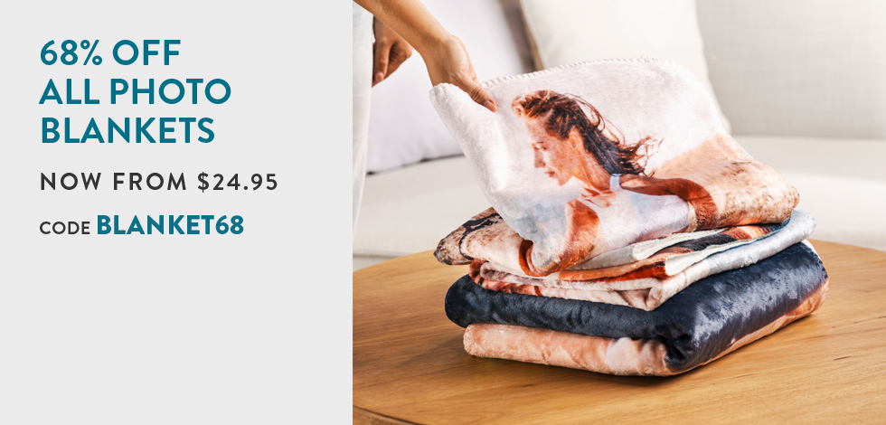 68% off all Fleece Blankets