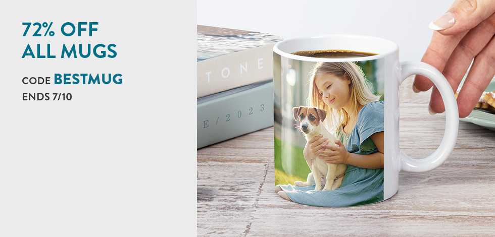 72% off all Mugs