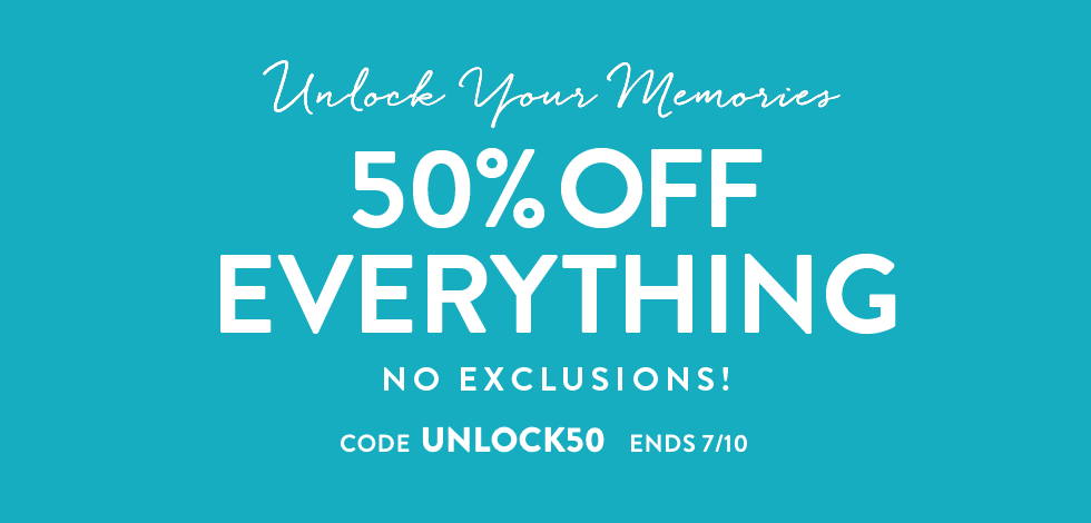 50% off storewide