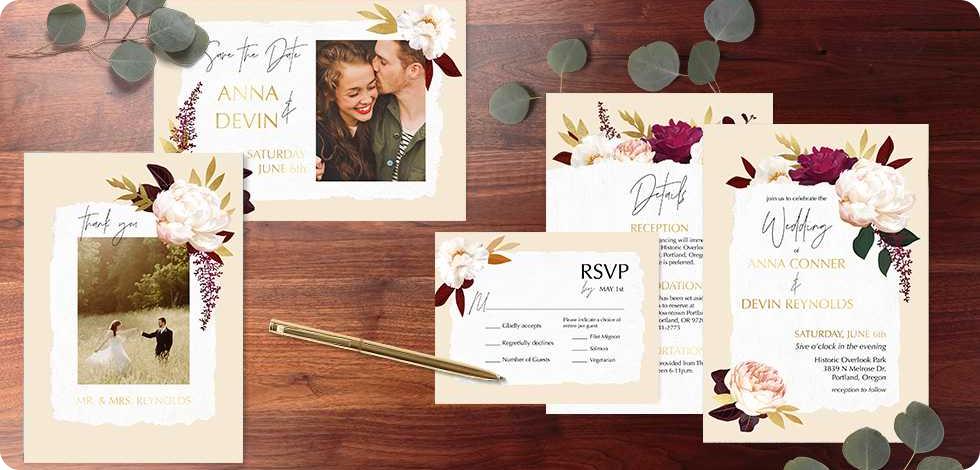 Matching Wedding Card Suites