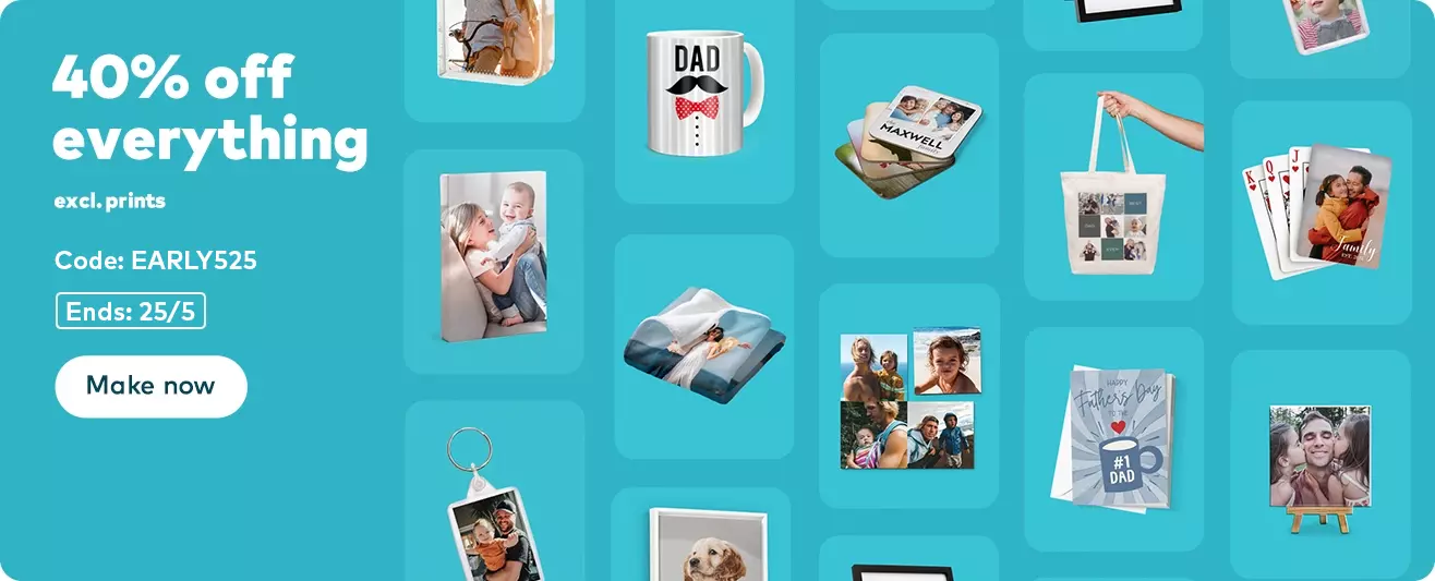 40% off everything excl/ prints