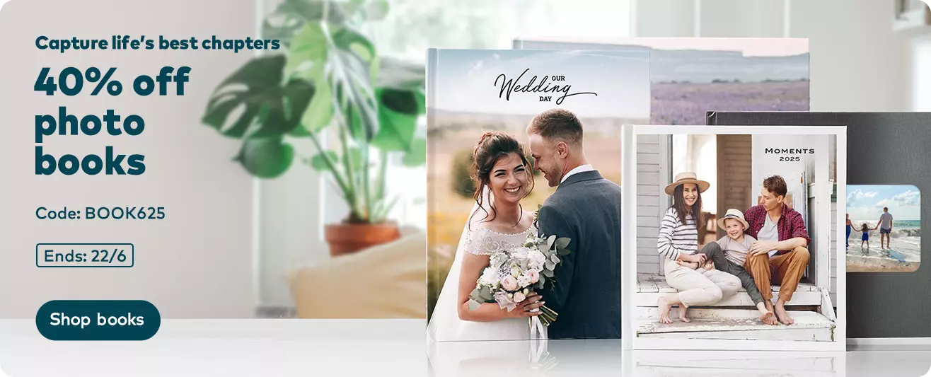 40% off photo books 