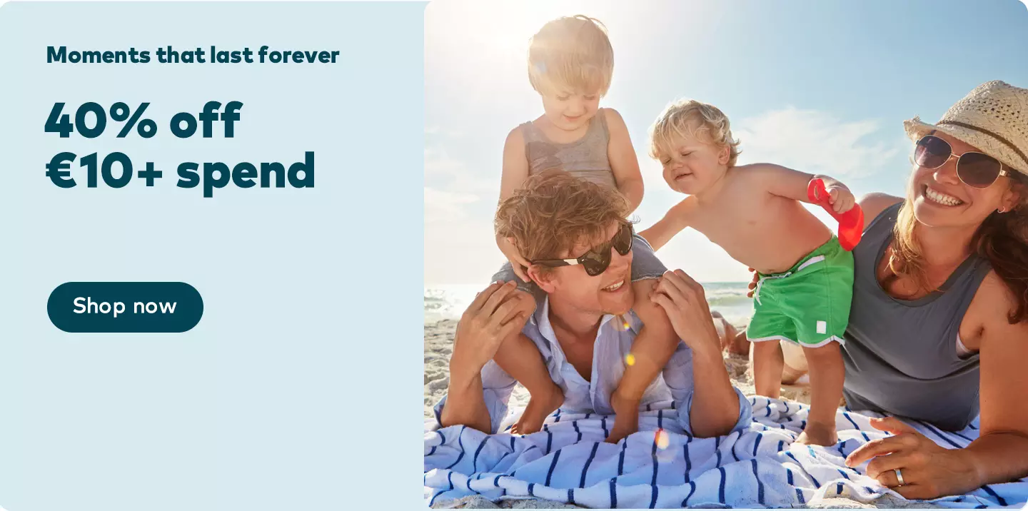 40% off personalised gifts when you spend €10