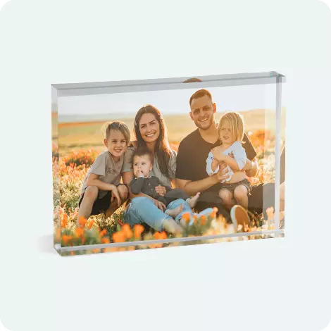 8x6” Acrylic Photo Block
