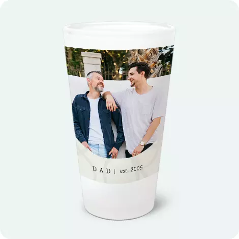 Frosted Pint Glass