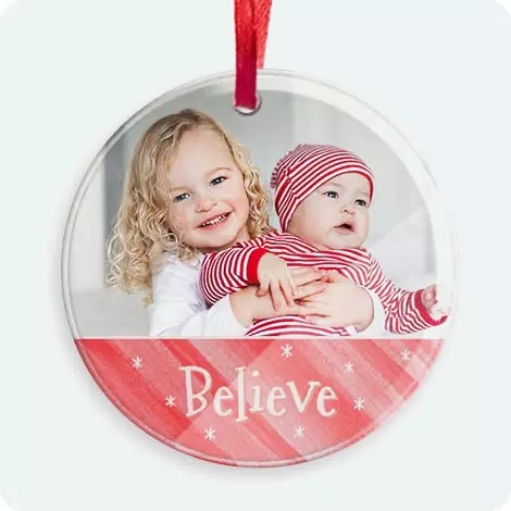 Acrylic Round Ornament