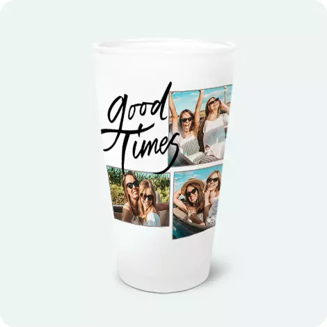 Frosted Pint Glass 16oz
