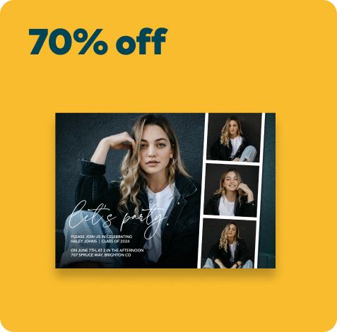 70% off 5x7 Standard Cardstock Cards