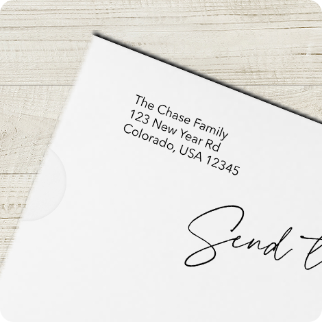 Return address included