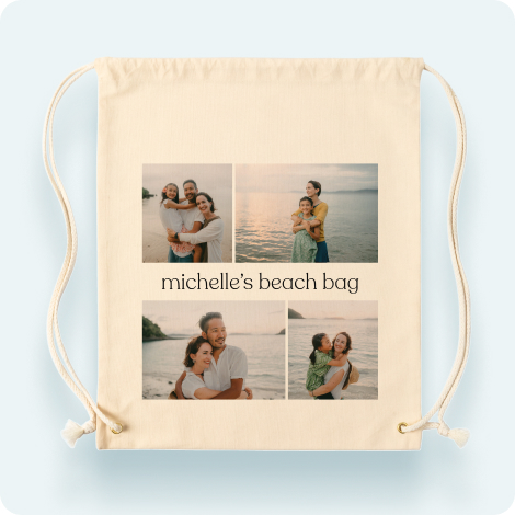 Cotton Drawstring Backpack