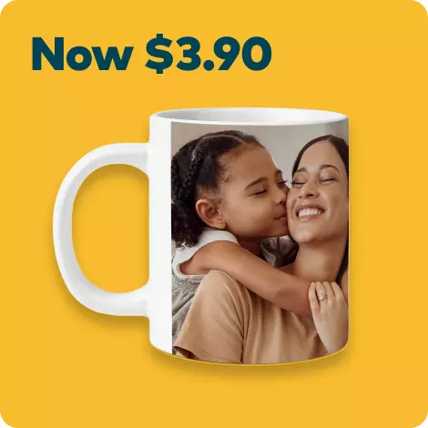70% off 11oz. White Photo Coffee Mugs