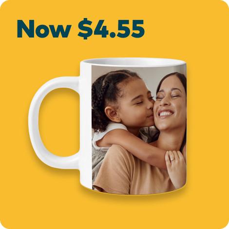 65% off 11oz. White Photo Coffee Mugs