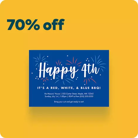 70% off 5x7 Standard Cardstock Cards