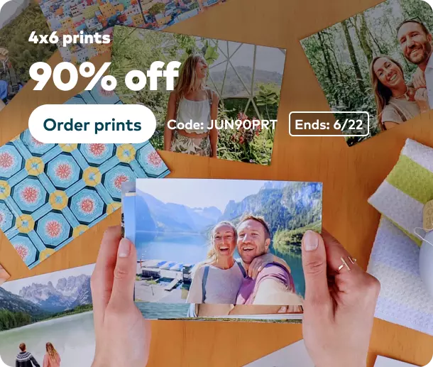 90% off 4x6 Prints