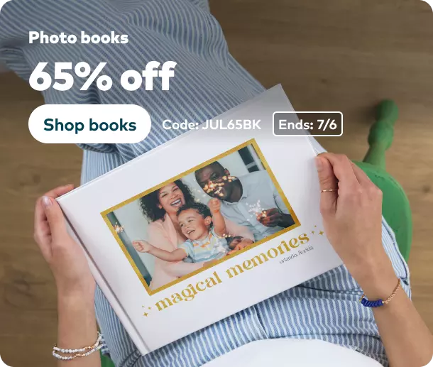 65% off Photo Books