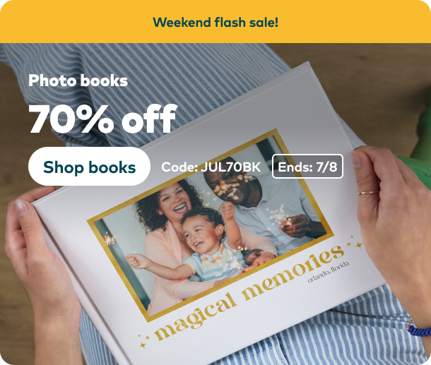 70% off Photo Books