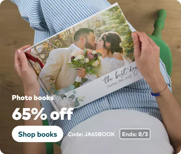 65% off Photo Books