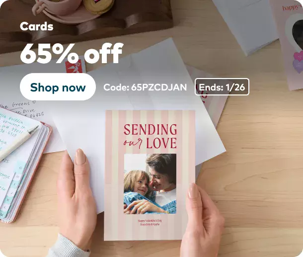 65% off Cards