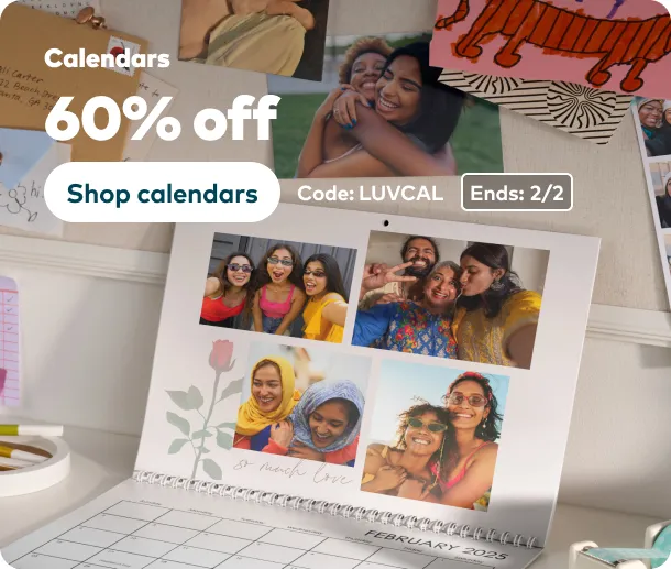 60% off calendars