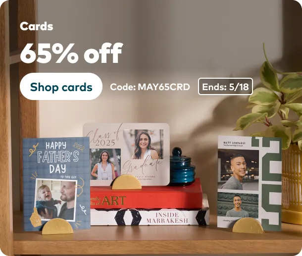 65% off Cards