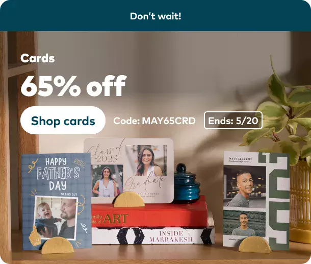 65% off Cards