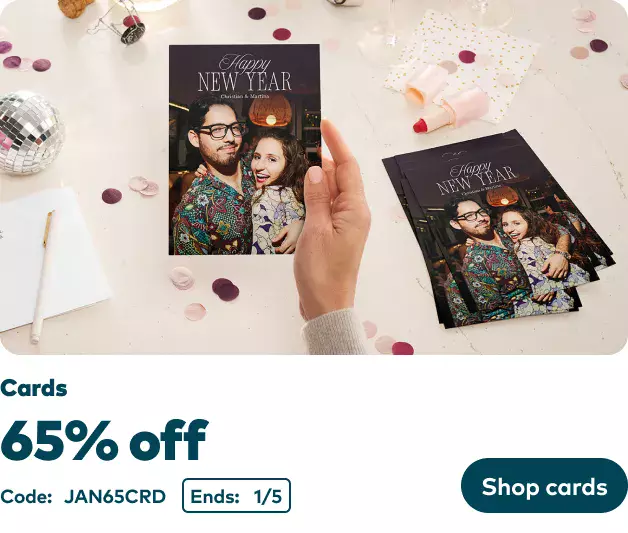 65% off Cards