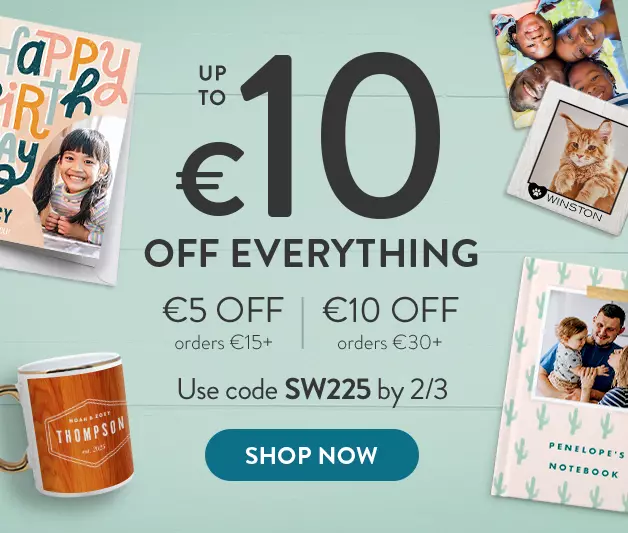 Up to €10 off