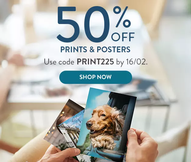 50% photo prints