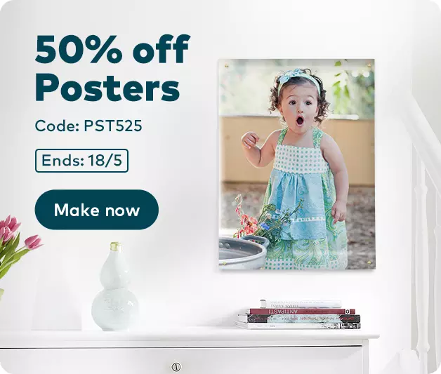 50% off posters