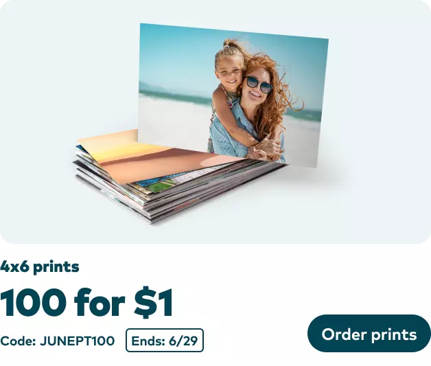100 4x6 Prints @ $1