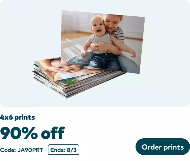 90% off 4x6 Prints