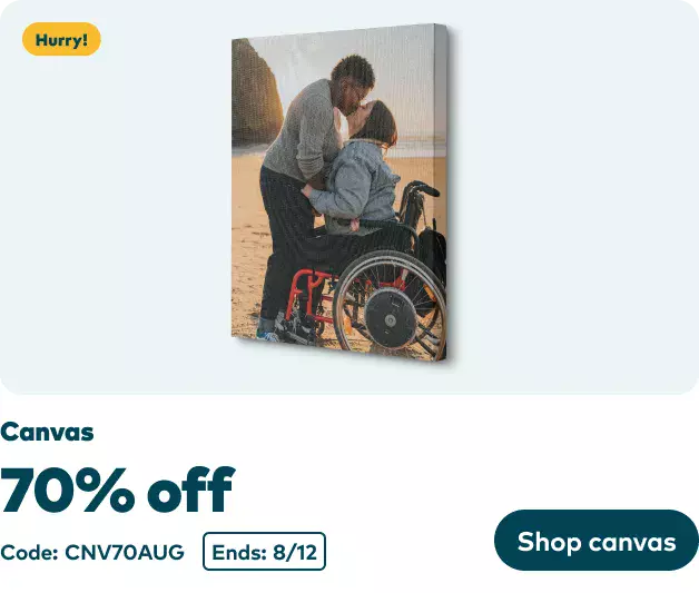 70% off Canvas