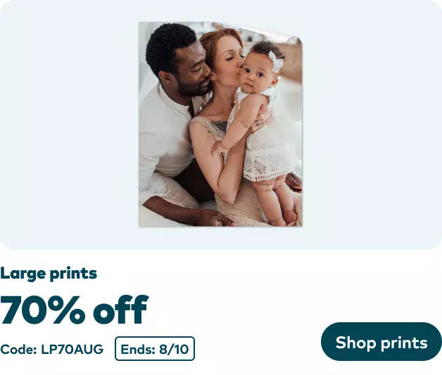 70% off Large Prints