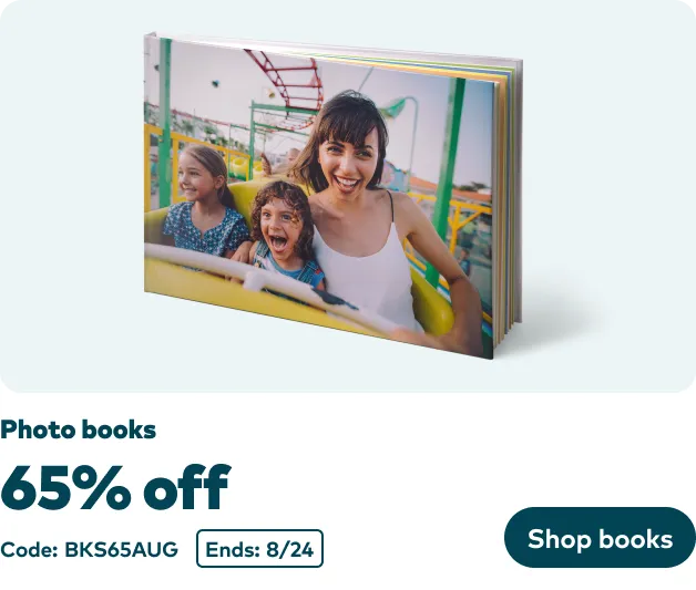 65% off Photo Books